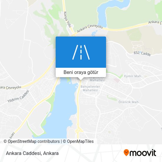 Ankara Caddesi harita