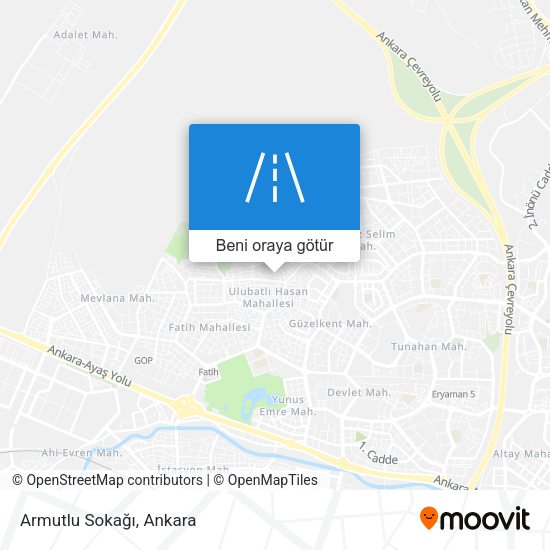 Armutlu Sokağı harita
