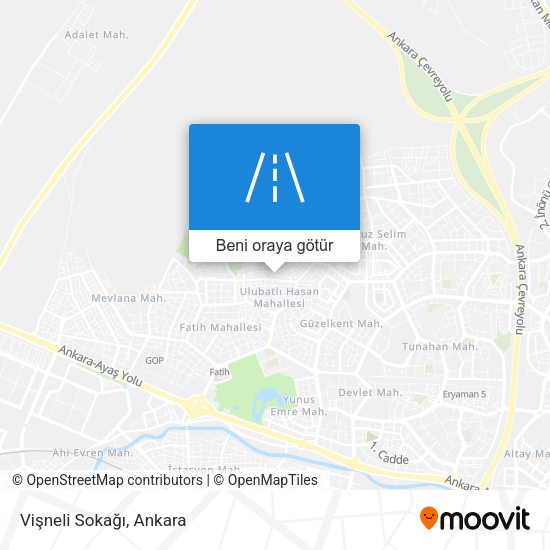 Vişneli Sokağı harita