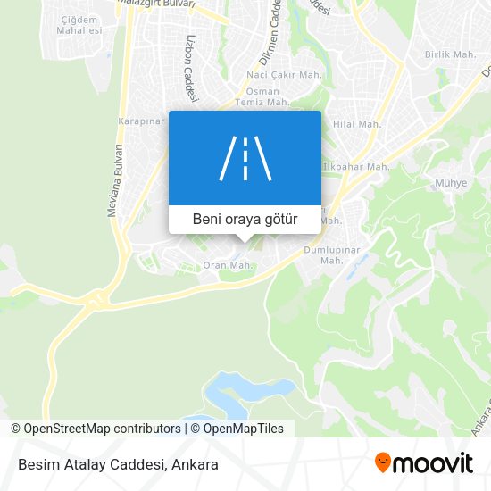 Besim Atalay Caddesi harita