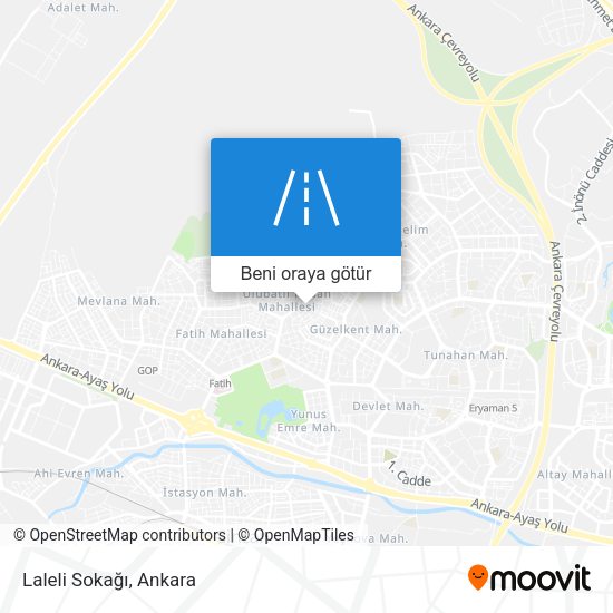 Laleli Sokağı harita