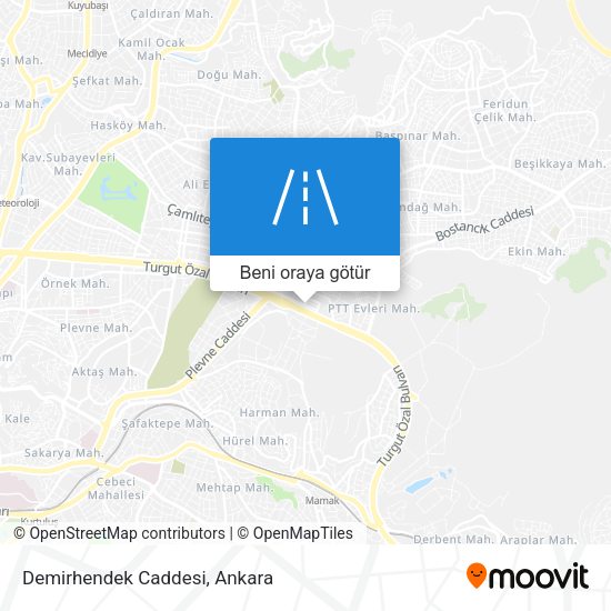 Demirhendek Caddesi harita