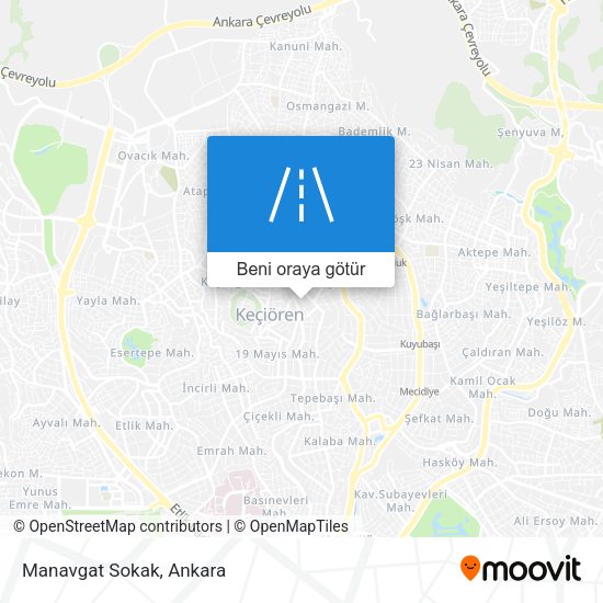 Manavgat Sokak harita