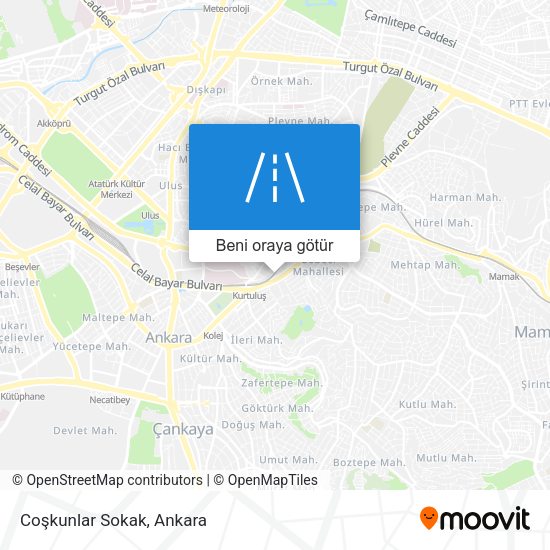 Coşkunlar Sokak harita