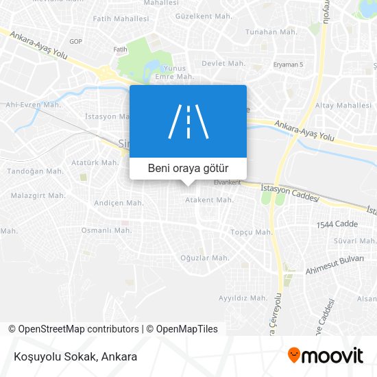 Koşuyolu Sokak harita