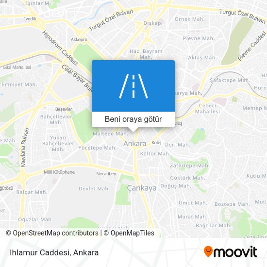 Ihlamur Caddesi harita