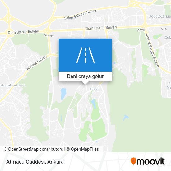 Atmaca Caddesi harita