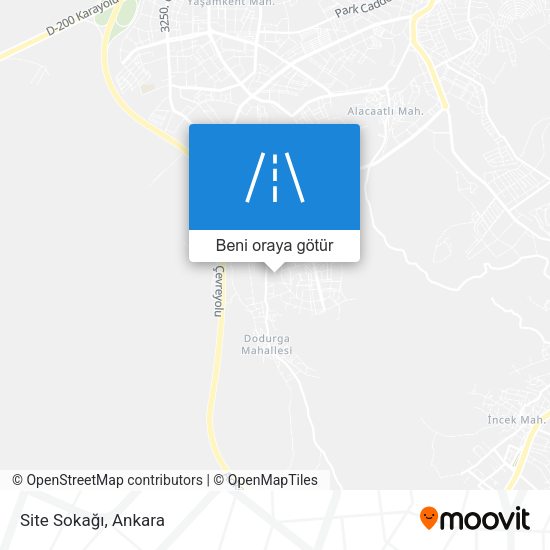 Site Sokağı harita