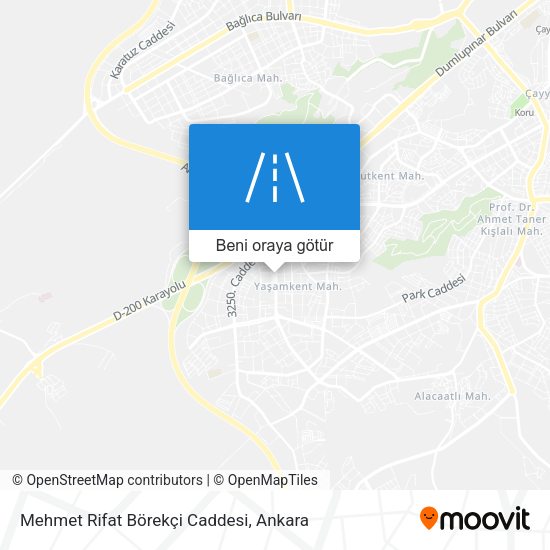 Mehmet Rifat Börekçi Caddesi harita