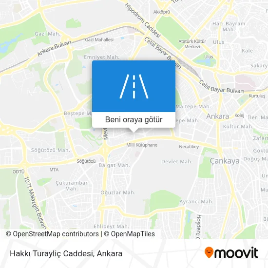 Hakkı Turayliç Caddesi harita