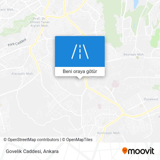 Govelik Caddesi harita