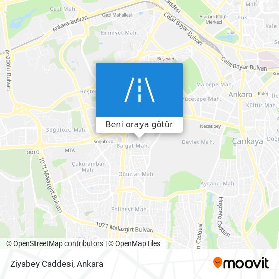 Ziyabey Caddesi harita