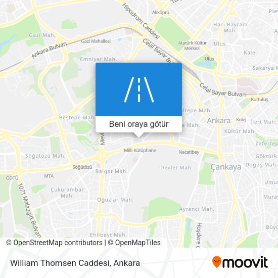 William Thomsen Caddesi harita