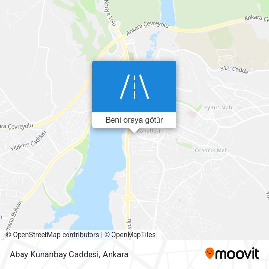 Abay Kunanbay Caddesi harita