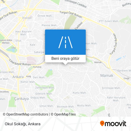 Okul Sokağı harita