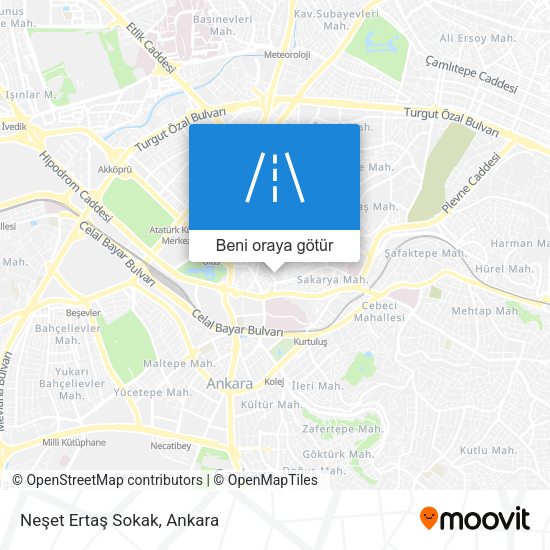 Neşet Ertaş Sokak harita