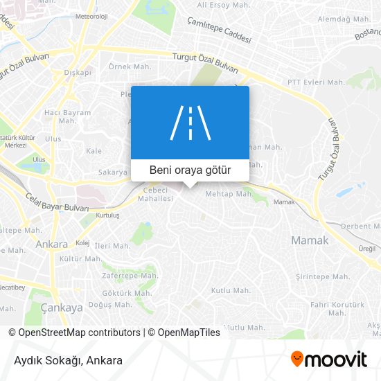 Aydık Sokağı harita