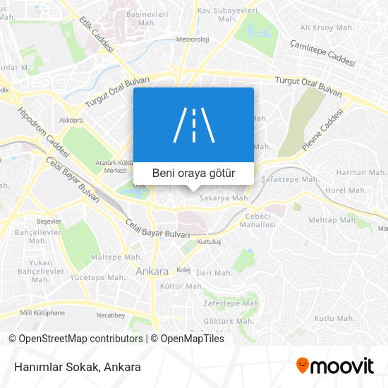 Hanımlar Sokak harita