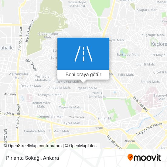 Pırlanta Sokağı harita