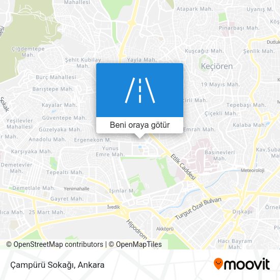 Çampürü Sokağı harita