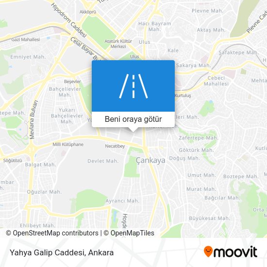 Yahya Galip Caddesi harita