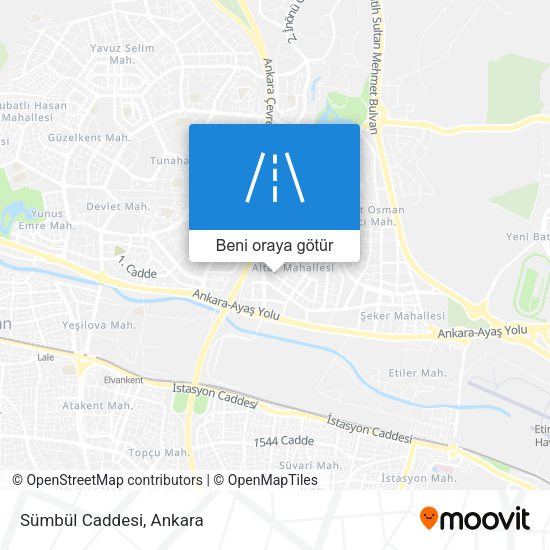 Sümbül Caddesi harita