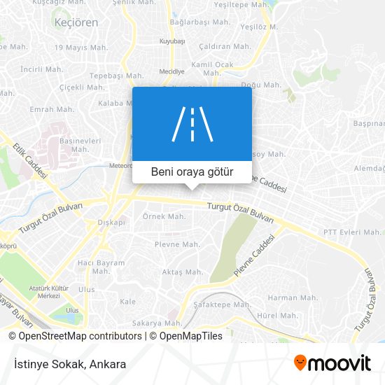 İstinye Sokak harita