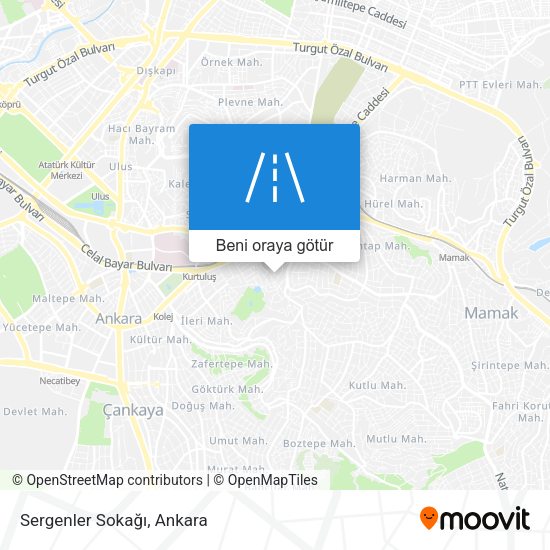 Sergenler Sokağı harita
