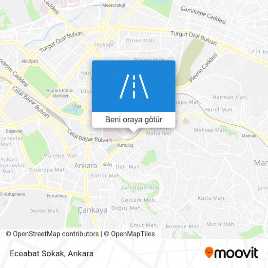Eceabat Sokak harita