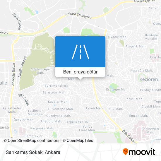 Sarıkamış Sokak harita