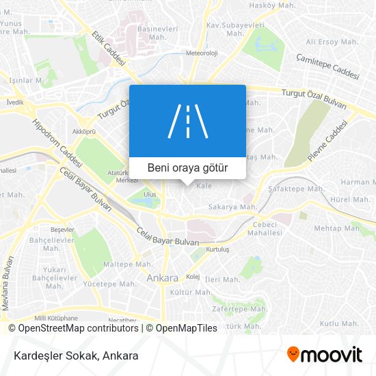 Kardeşler Sokak harita