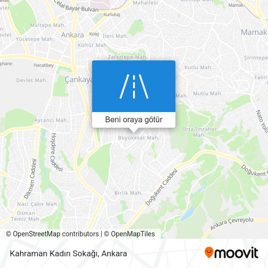 Kahraman Kadın Sokağı harita