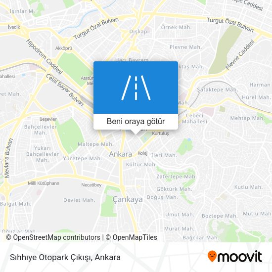 Sıhhıye Otopark Çıkışı harita