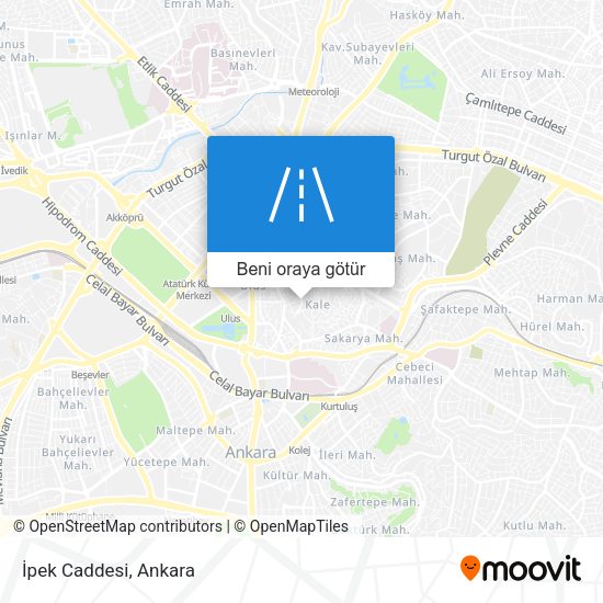 İpek Caddesi harita