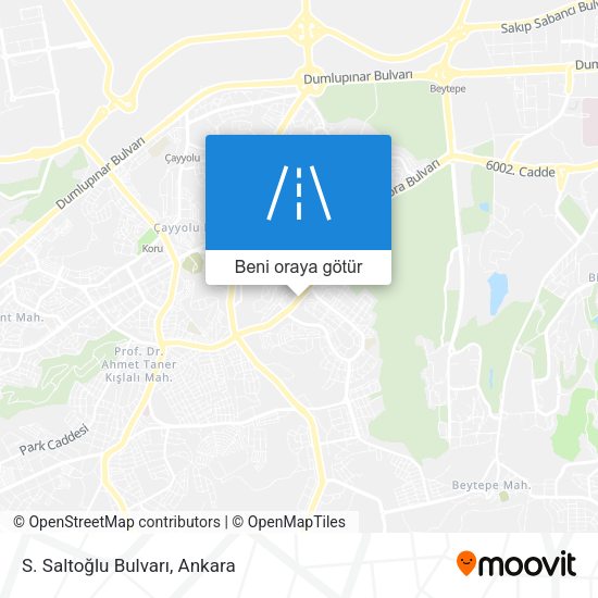S. Saltoğlu Bulvarı harita