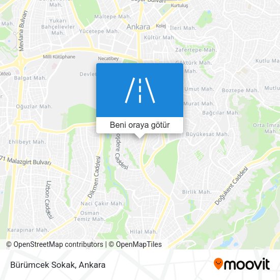 Bürümcek Sokak harita