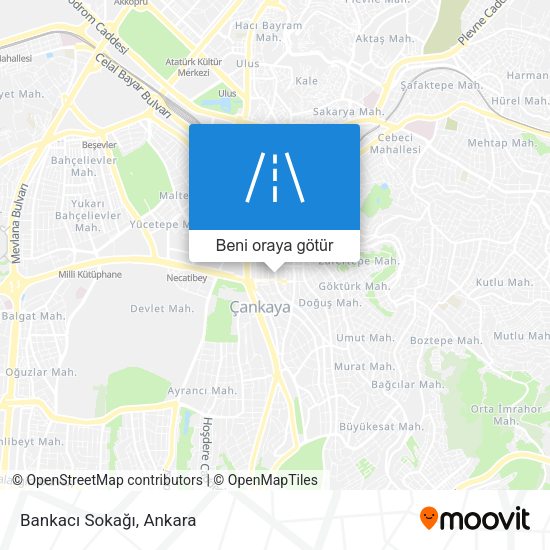Bankacı Sokağı harita