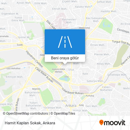Hamit Kaplan Sokak harita