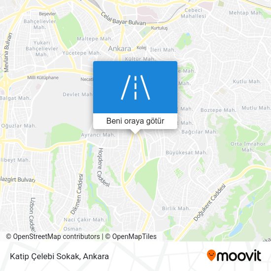 Katip Çelebi Sokak harita