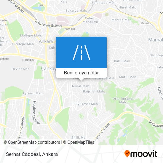 Serhat Caddesi harita
