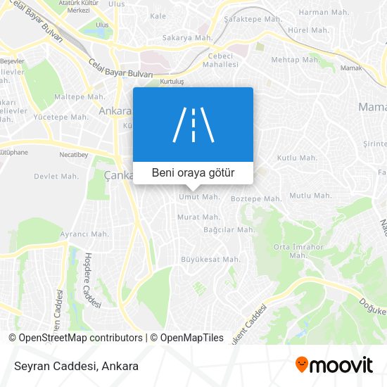 Seyran Caddesi harita