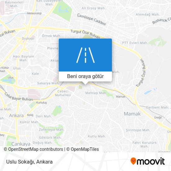 Uslu Sokağı harita