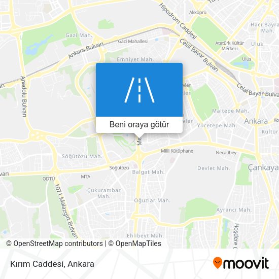 Kırım Caddesi harita