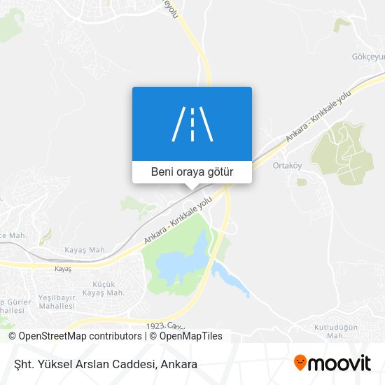 Şht. Yüksel Arslan Caddesi harita