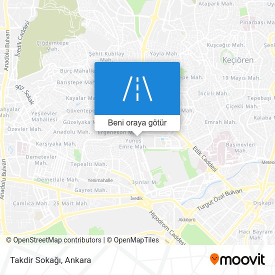 Takdir Sokağı harita