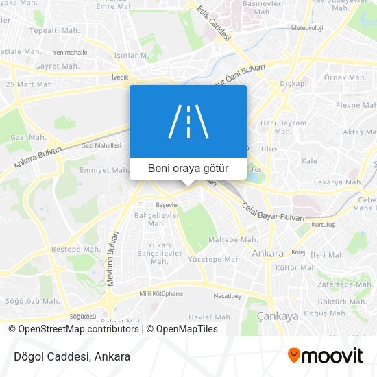 Dögol Caddesi harita
