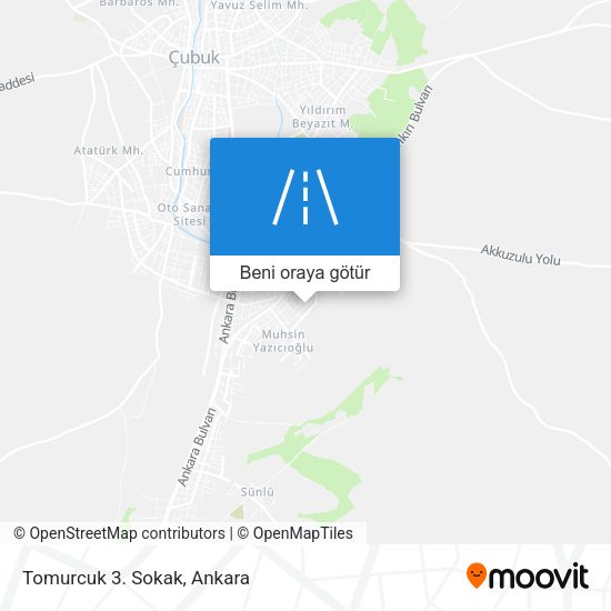 Tomurcuk 3. Sokak harita