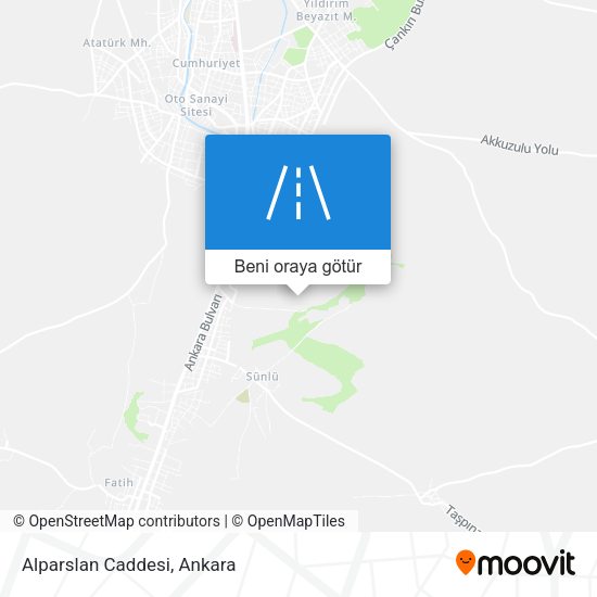 Alparslan Caddesi harita