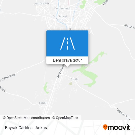 Bayrak Caddesi harita