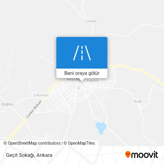 Geçit Sokağı harita